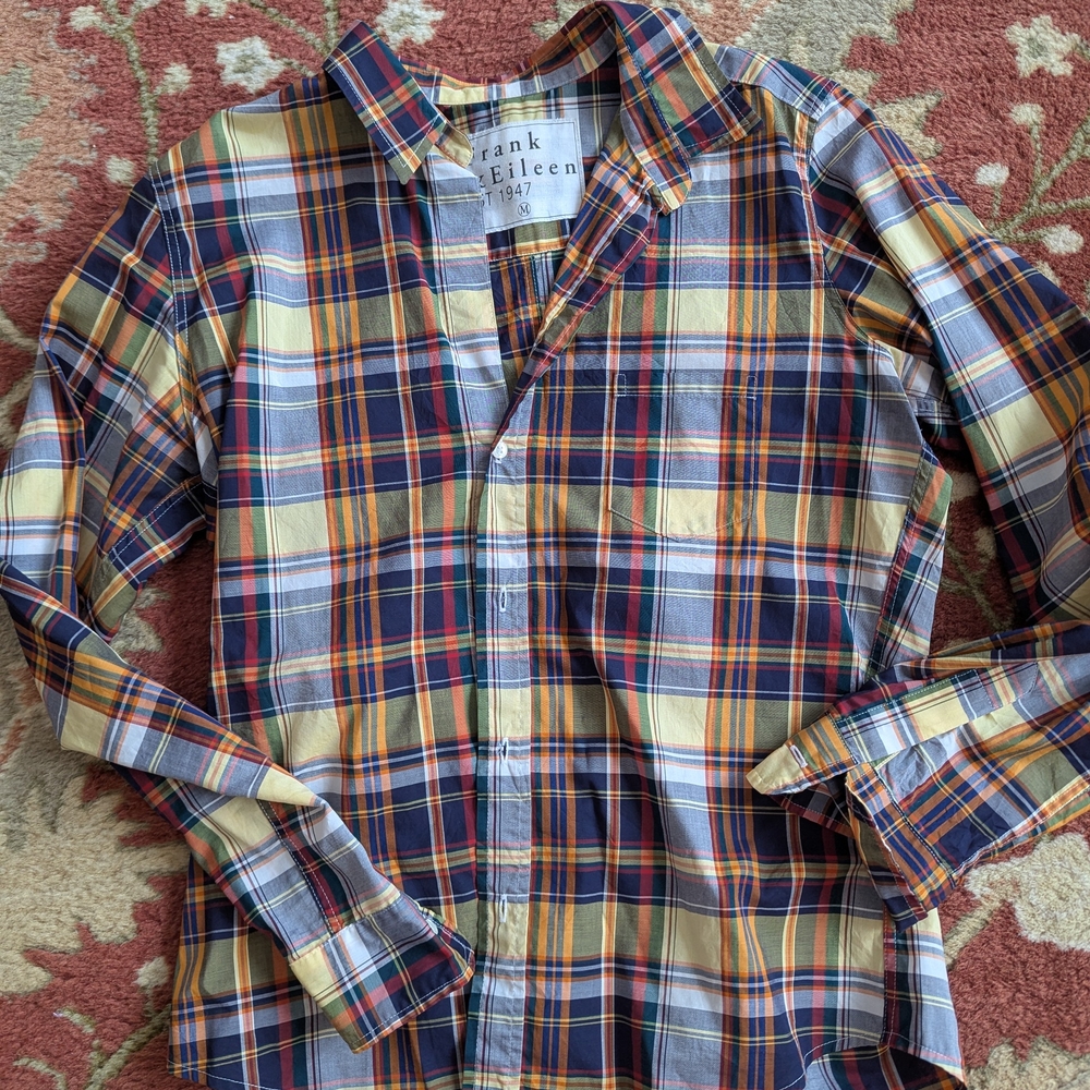 Frank & Eileen Women's Multicolor Plaid Shirt